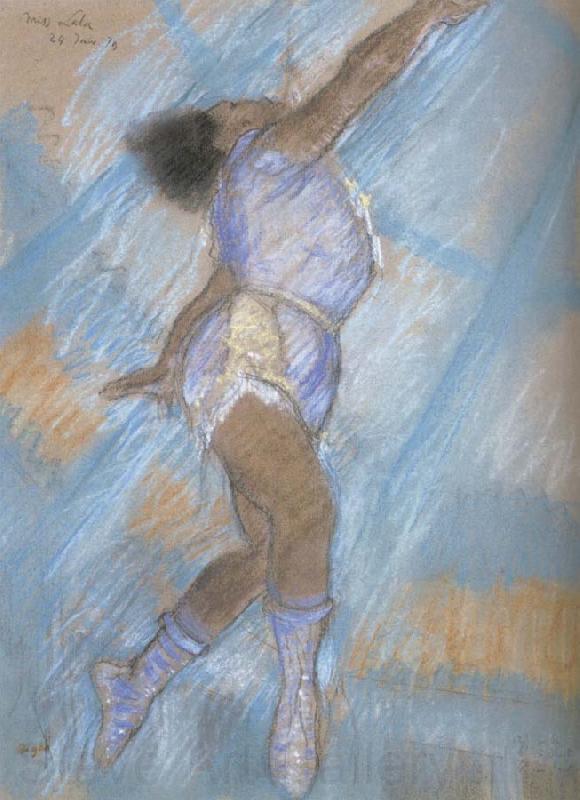 Edgar Degas Preparatory drawing for Miss La La at the cirque Fernando France oil painting art